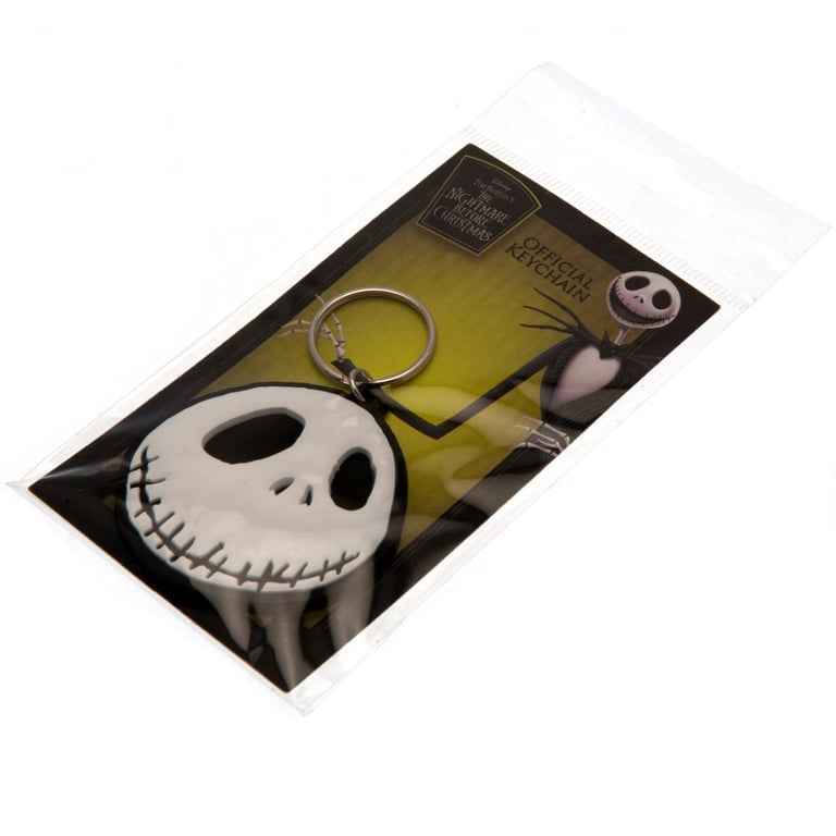 Nightmare Before Christmas Jack PVC Keychain - Colourful, Durable Disney Keyring