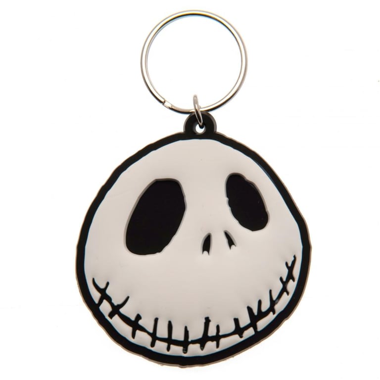 Nightmare Before Christmas Jack PVC Keychain - Colourful, Durable Disney Keyring