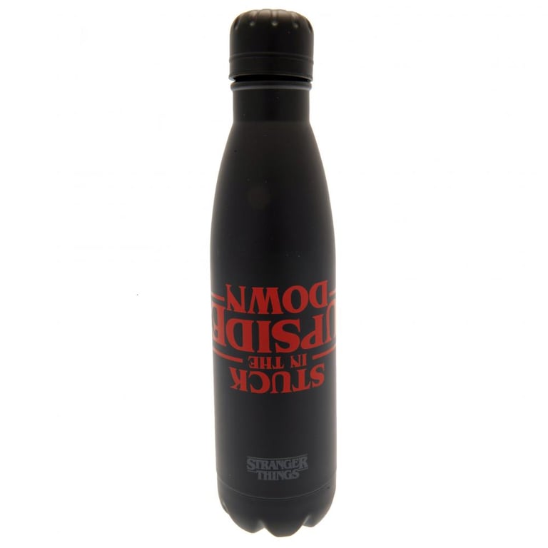 Stranger Things Stainless Steel Thermal Flask - 24Hr Insulated Drink Bottle with Upside Down Design