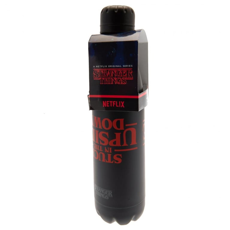 Stranger Things Stainless Steel Thermal Flask - 24Hr Insulated Drink Bottle with Upside Down Design