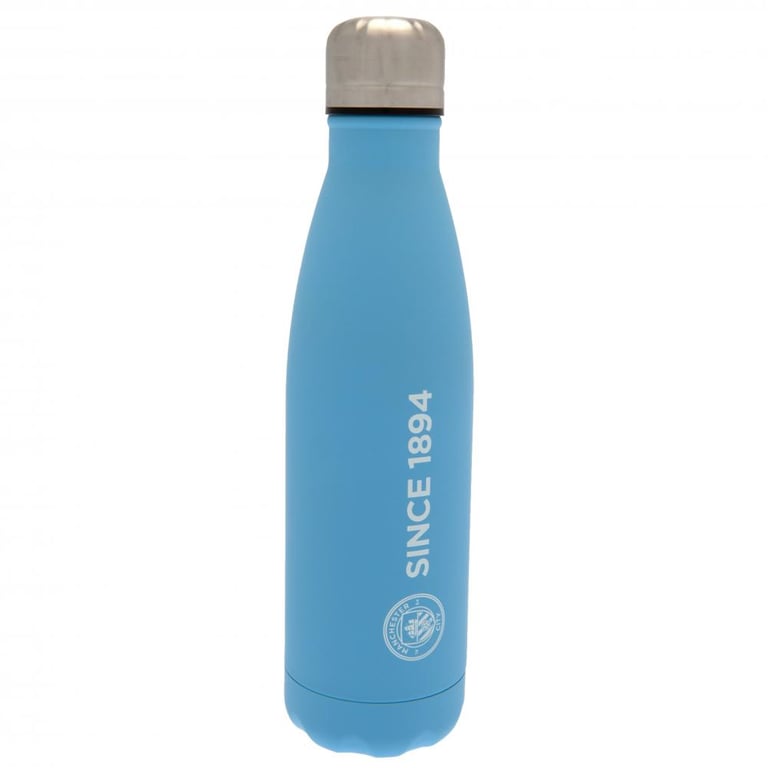 Manchester City FC Stainless Steel Thermal Vacuum Flask - 24hr Temperature Maintenance