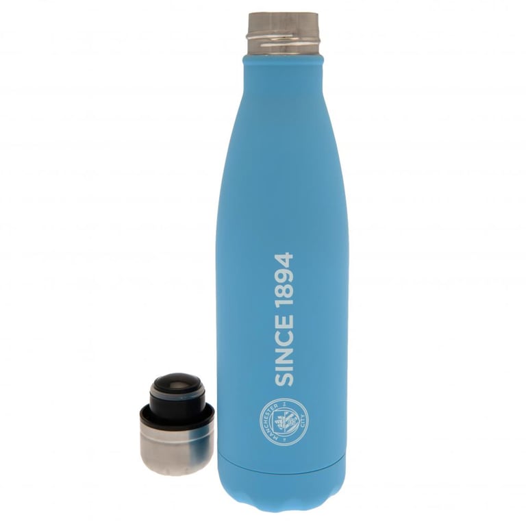 Manchester City FC Stainless Steel Thermal Vacuum Flask - 24hr Temperature Maintenance