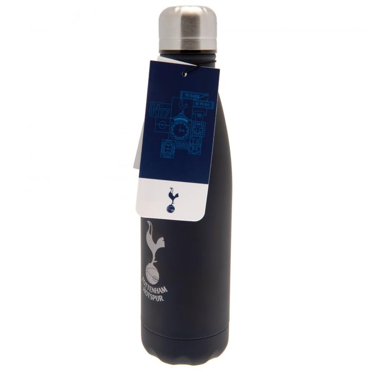 Tottenham Hotspur FC 24hr Stainless Steel Thermal Flask - Navy Blue Crest Edition