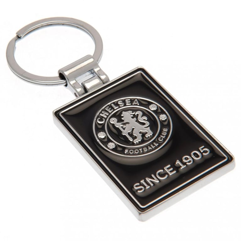 Chelsea FC Executive Pen & Keyring Gift Set - Black Ink & Rectangle Keyring