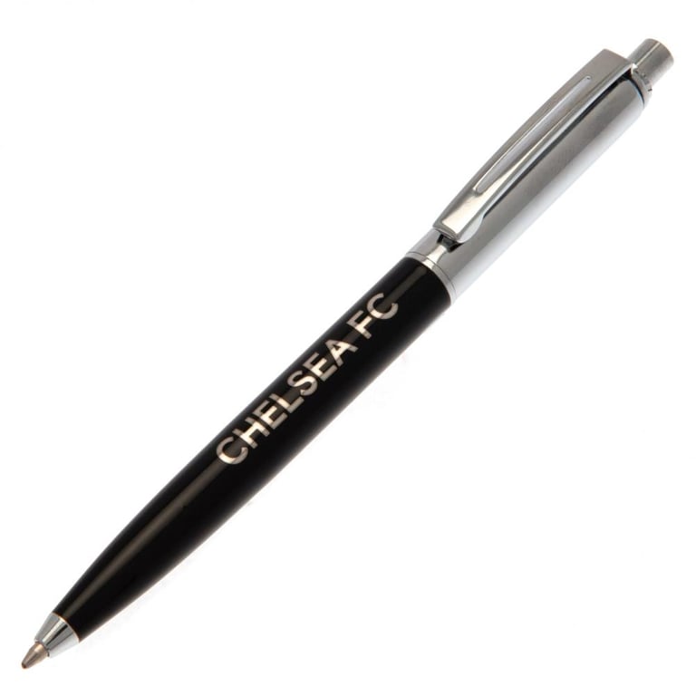Chelsea FC Executive Pen & Keyring Gift Set - Black Ink & Rectangle Keyring