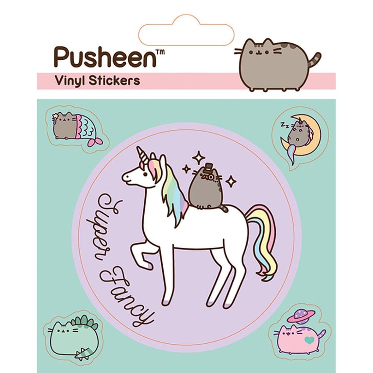 Pusheen Mythical Self-Adhesive Vinyl Stickers - Decorate Your Space in Style