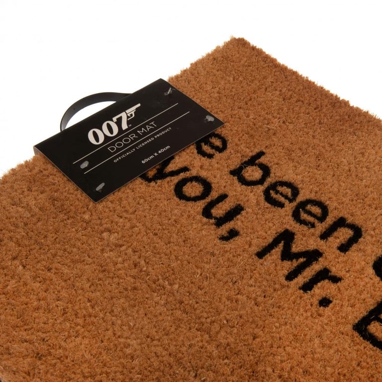 James Bond 007 Durable Coir Doormat - Ideal for Indoors & Outdoors