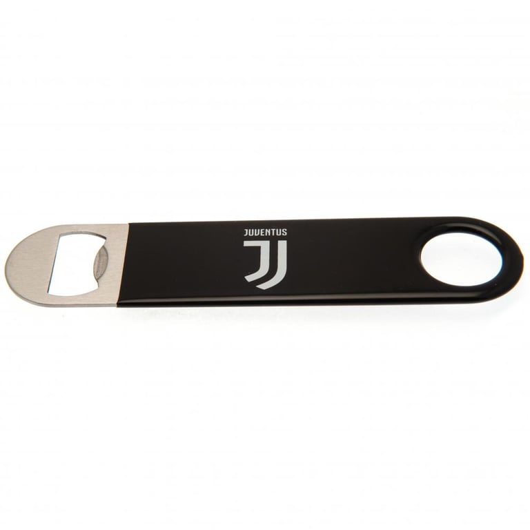 Juventus FC Bar Blade Magnet - Fridge Bottle Opener with Spinner Ring and Carabiner Attachment