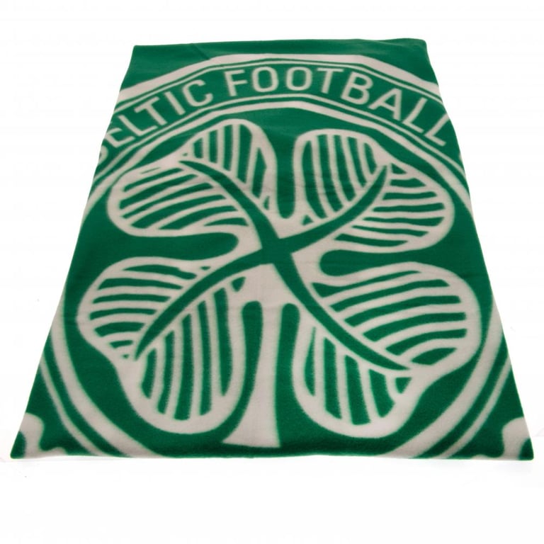 Celtic FC Pulse Fleece Blanket - Soft Warm 100 Polyester with Large Everton Club Crest
