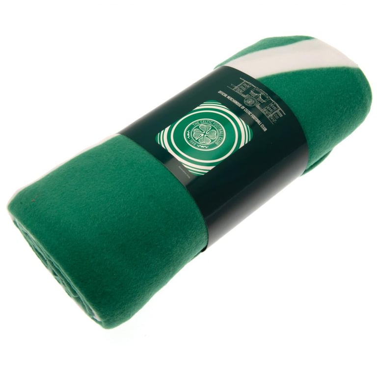 Celtic FC Pulse Fleece Blanket - Soft Warm 100 Polyester with Large Everton Club Crest