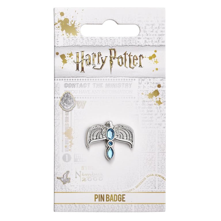 Harry Potter Diadem Enamel Pin Badge with Blue Crystal Embellishment