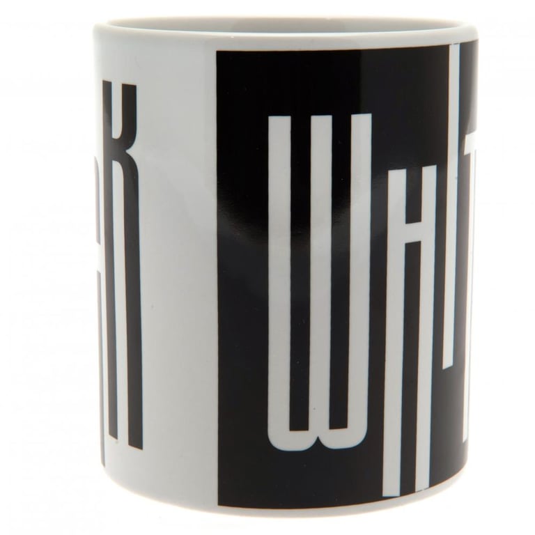 Juventus FC Black & White Crest Ceramic Coffee Mug