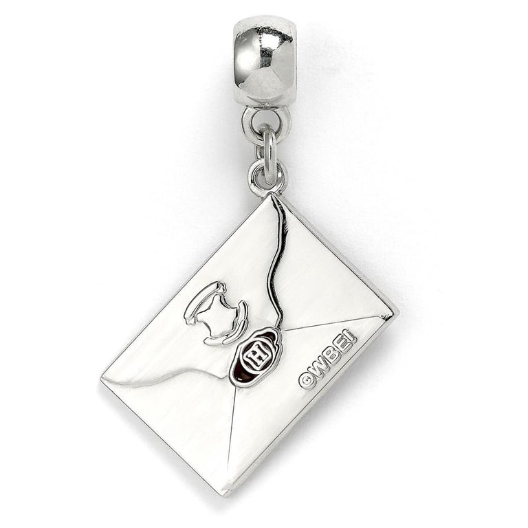 Harry Potter Silver Plated Hogwarts Letter Charm - First Year Student Acceptance Token
