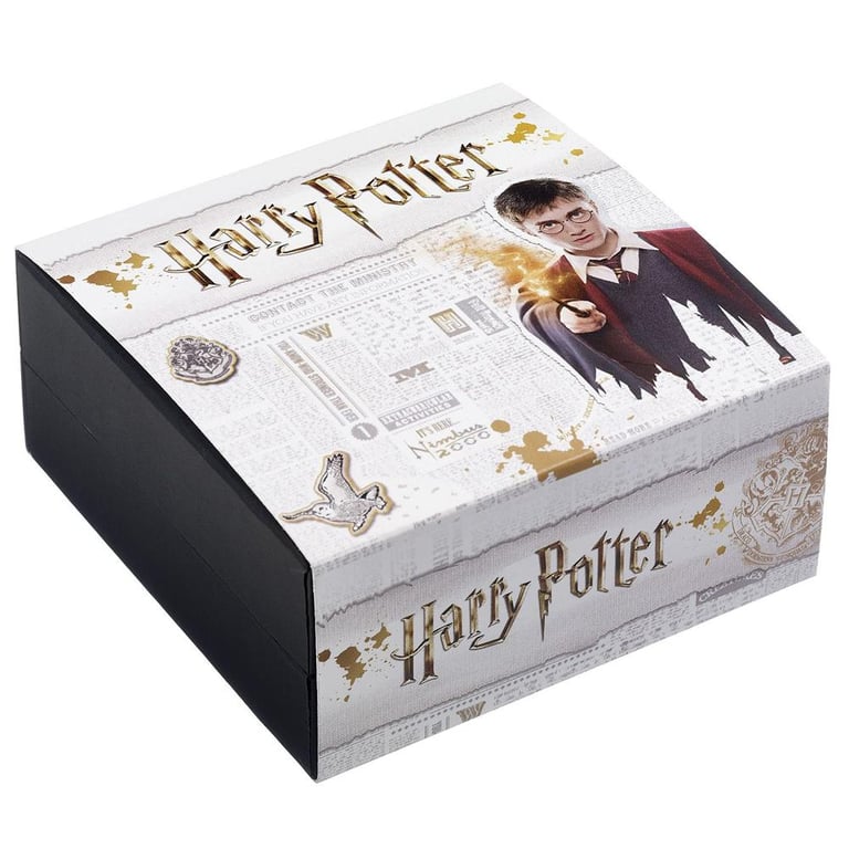 Sterling Silver Harry Potter Time Turner Crystal Necklace