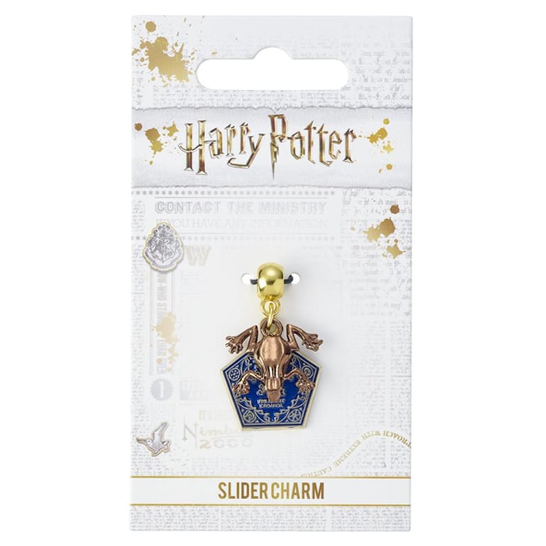 Harry Potter Gold Plated Chocolate Frog Charm - Edible Replica for Charm Bracelets