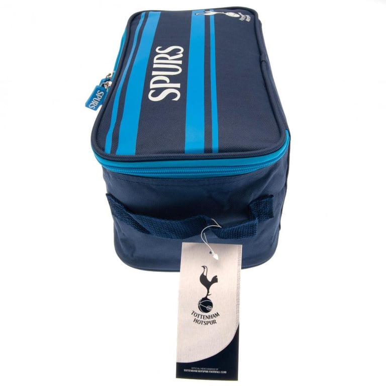 Tottenham Hotspur FC Stripe Boot Bag - Large Zippered Storage with Club Crest