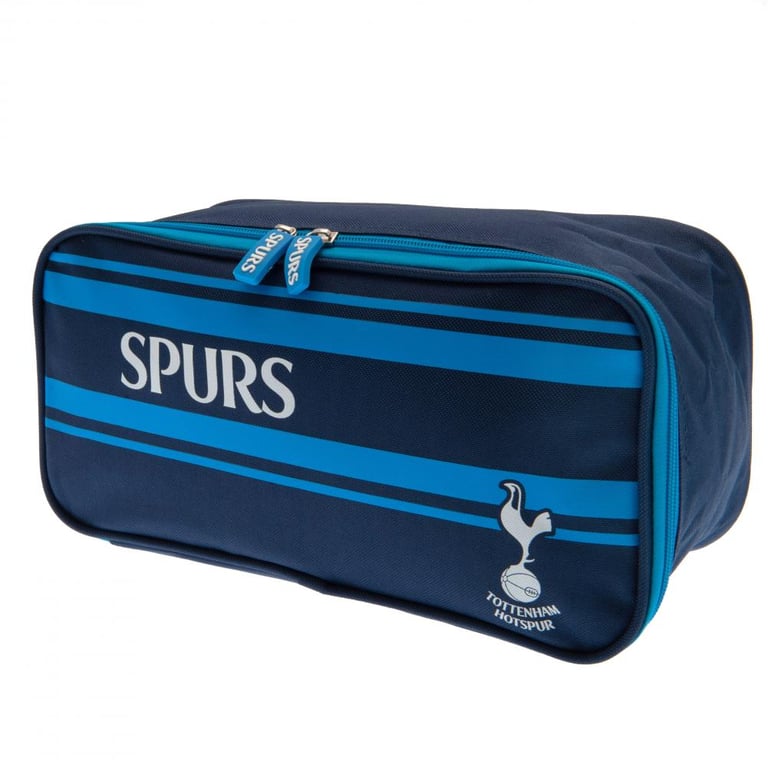 Tottenham Hotspur FC Stripe Boot Bag - Large Zippered Storage with Club Crest