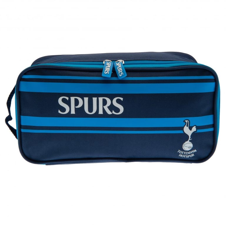 Tottenham Hotspur FC Stripe Boot Bag - Large Zippered Storage with Club Crest