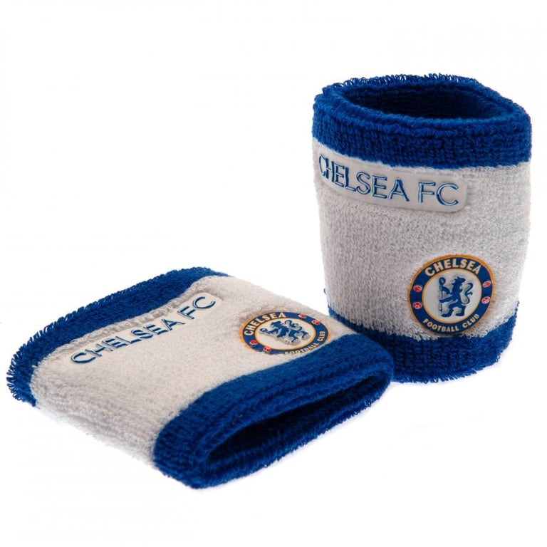 Chelsea FC Official Team Color Accessories Set - Wristbands, Arm Band & Boot Laces