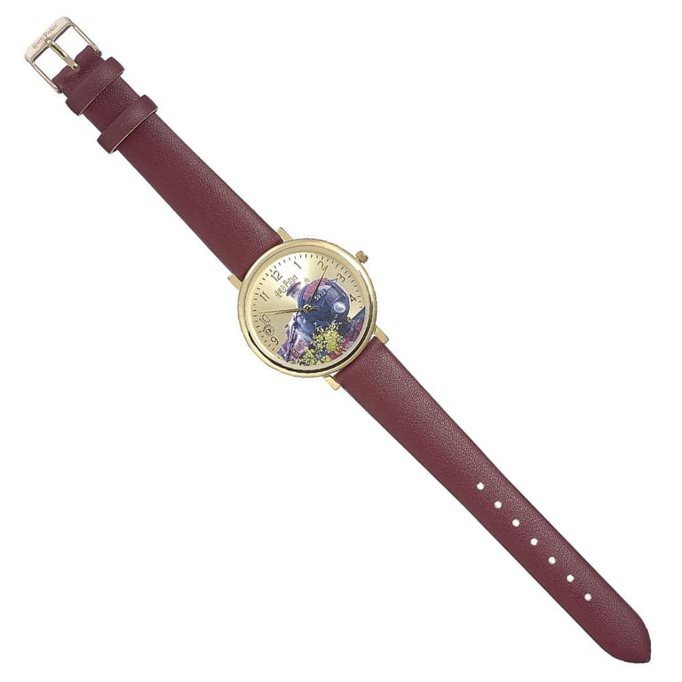 Harry Potter Hogwarts Express Gold Plated Ladies Analogue Watch