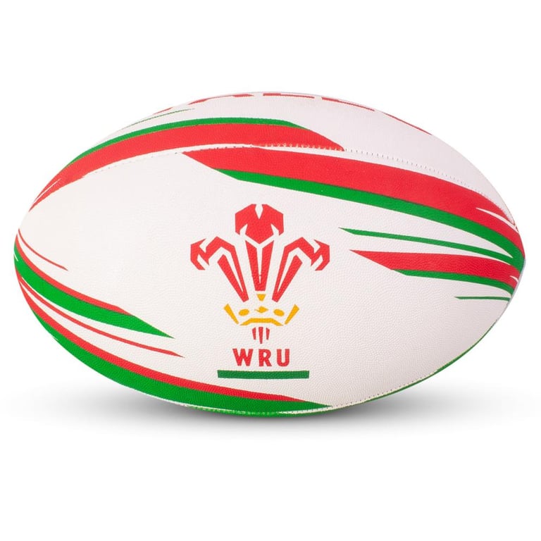 Wales 4 Panel Synthetic Rugby Ball - Official Wales RU Crest
