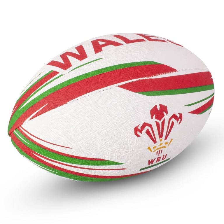 Wales 4 Panel Synthetic Rugby Ball - Official Wales RU Crest