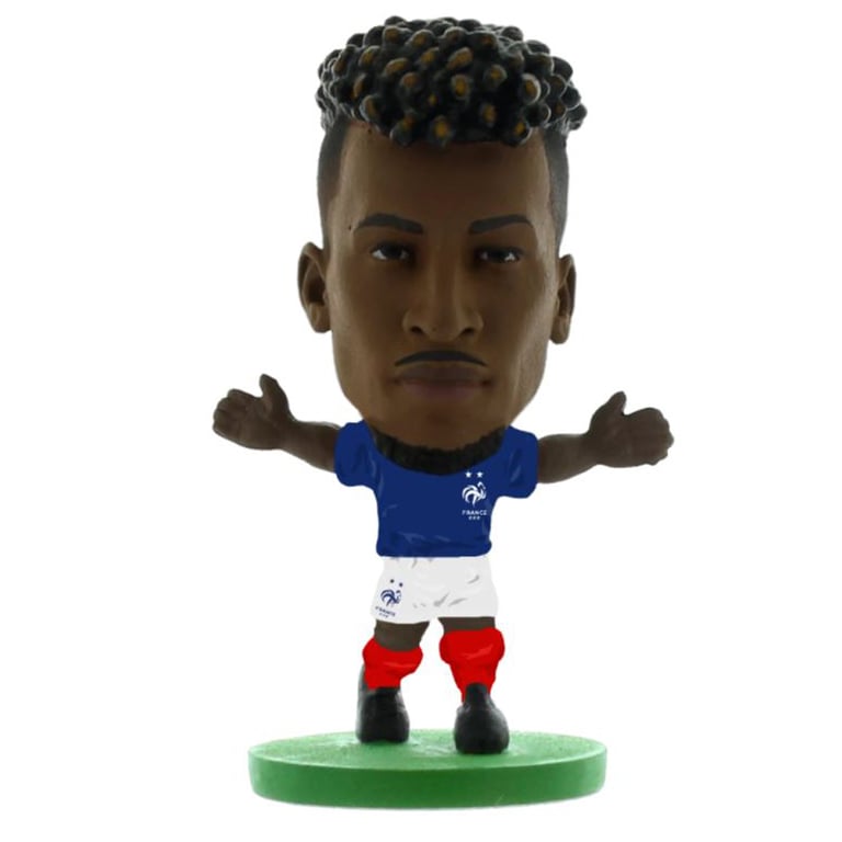 France SoccerStarz Coman - 5cm Tall Collectible Figure in Classic France Home Kit