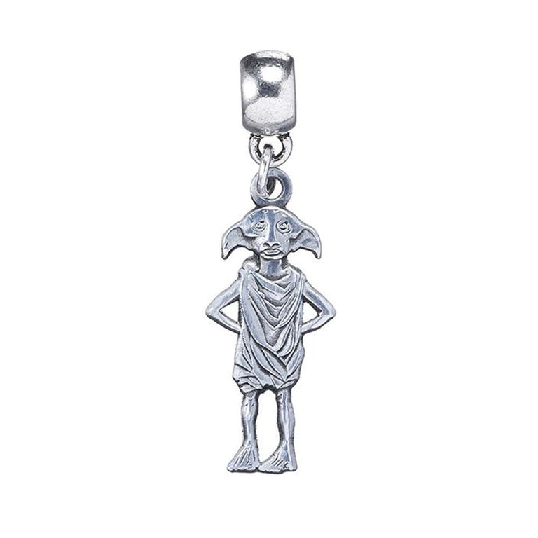 Harry Potter Silver Plated Dobby House Elf Charm - Highly Detailed Design & Universal Compatibility