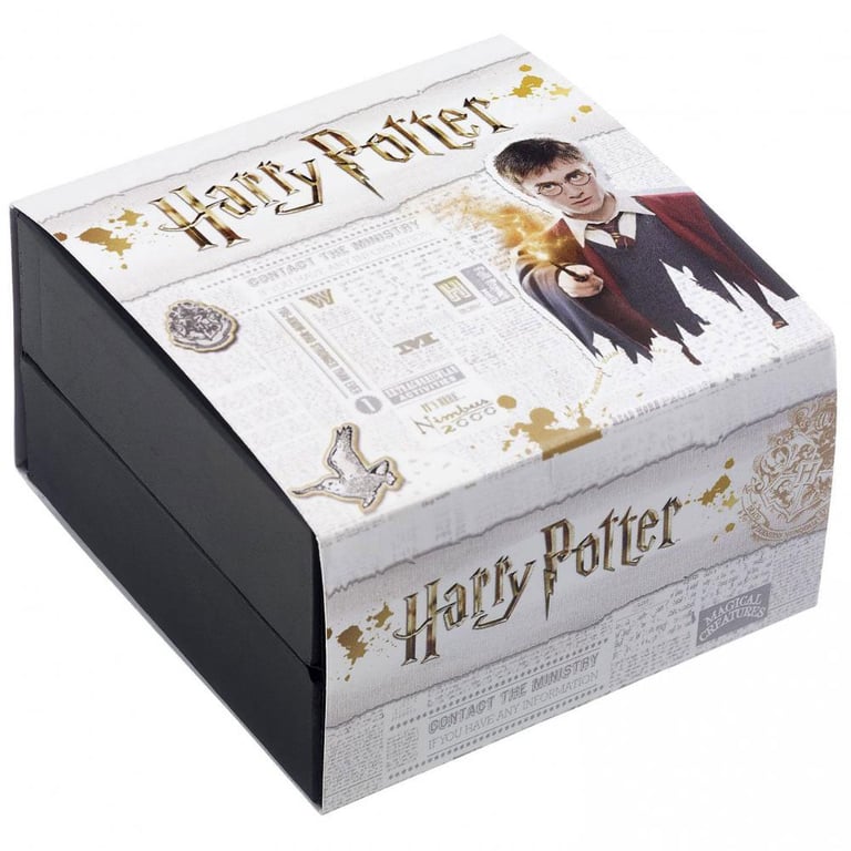 Harry Potter Sterling Silver Crystal Bracelet with Golden Snitch Charm