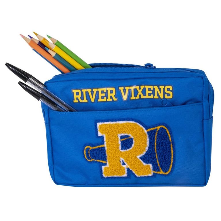 Riverdale Multi Pocket Pencil Case - River Vixens Cheerleading Squad Logo Storage Organizer