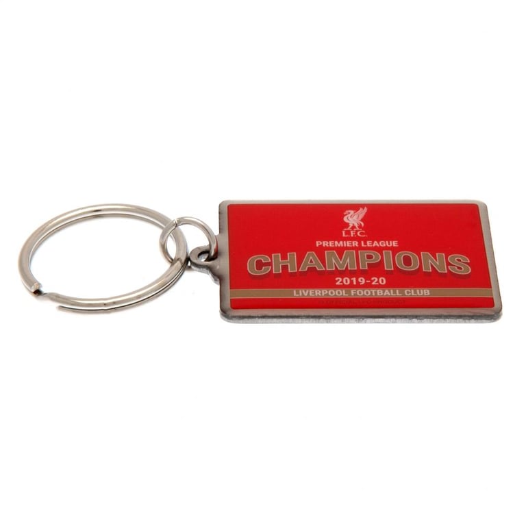 Liverpool FC Premier League Champions 2019-20 Metal Keyring with Enamel Finish