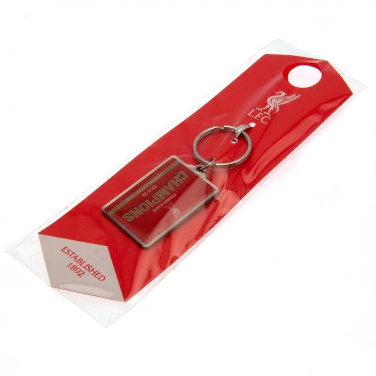 Liverpool FC Premier League Champions 2019-20 Metal Keyring with Enamel Finish