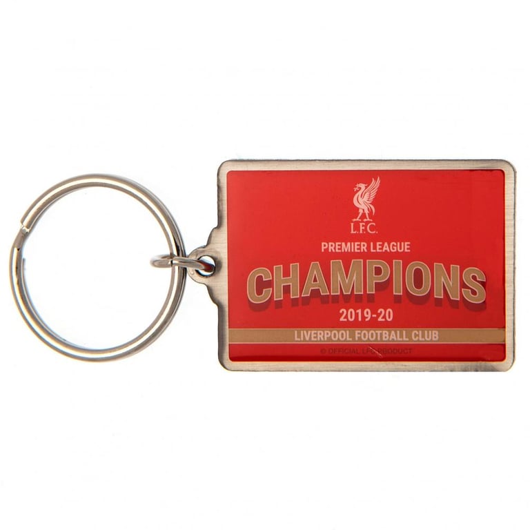 Liverpool FC Premier League Champions 2019-20 Metal Keyring with Enamel Finish