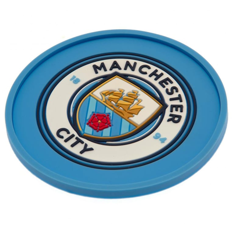 Manchester City FC Silicone Non-Slip Crest Coaster