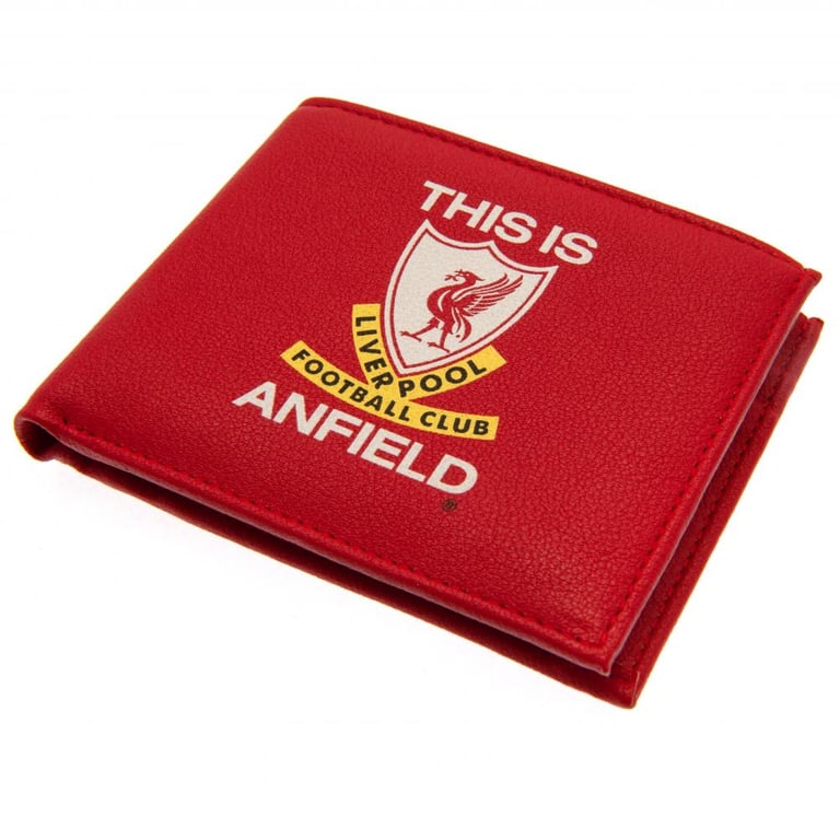 Liverpool FC This Is Anfield Retro Club Crest PU Leather Wallet