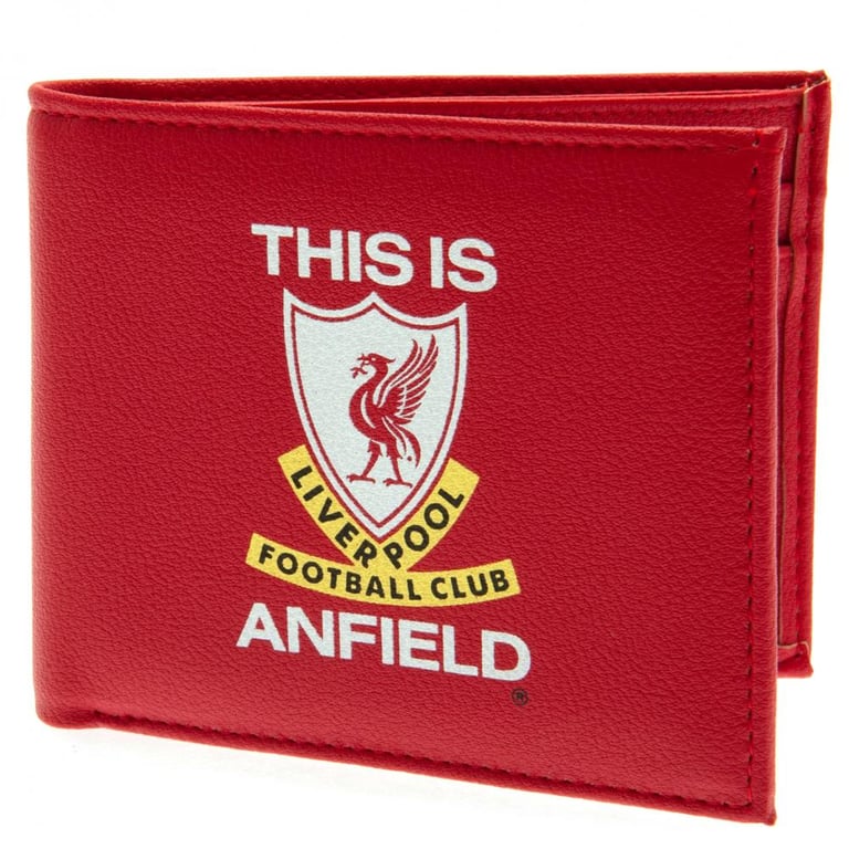 Liverpool FC This Is Anfield Retro Club Crest PU Leather Wallet