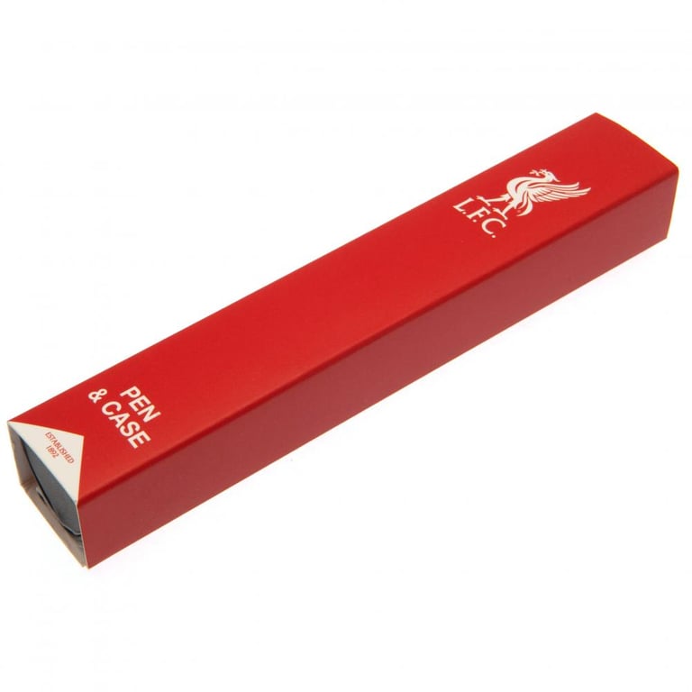 Liverpool FC Matte Black Pen with Gold Detail and LFC Crest in Magnetic Roll Case