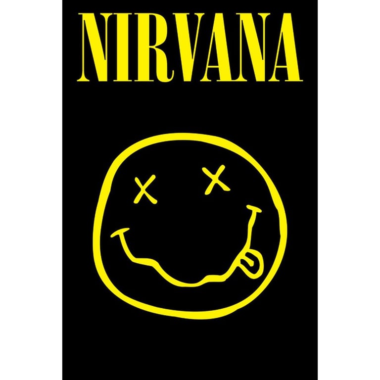 Nirvana Rolled Maxi Poster - High Resolution Artwork on 150gsm Gloss Paper