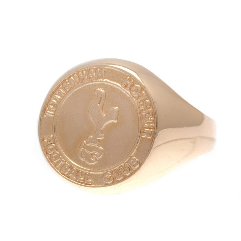 Tottenham Hotspur 9ct Gold Crest Ring - Highly Detailed Club Crest Design, 5.7g Gold Weight
