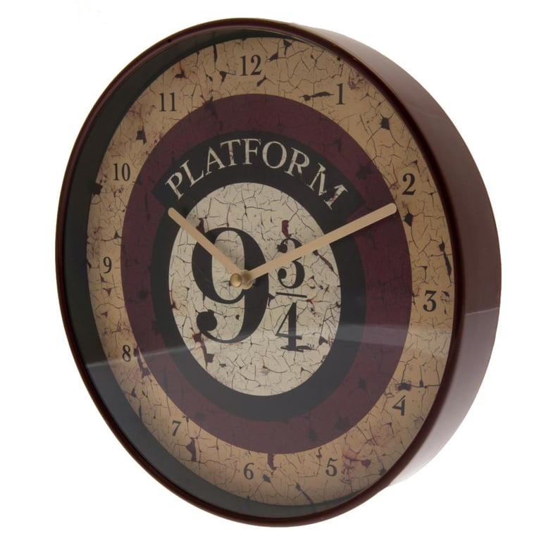 Harry Potter Platform 9 & 3 Quarters Modern Wall Clock - Durable and Accurate Timekeeping