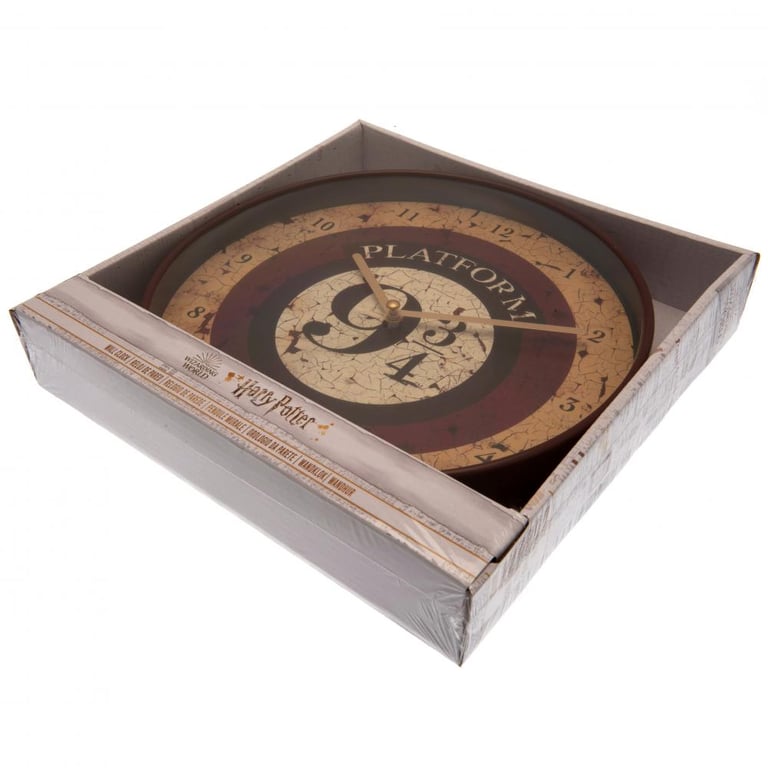 Harry Potter Platform 9 & 3 Quarters Modern Wall Clock - Durable and Accurate Timekeeping