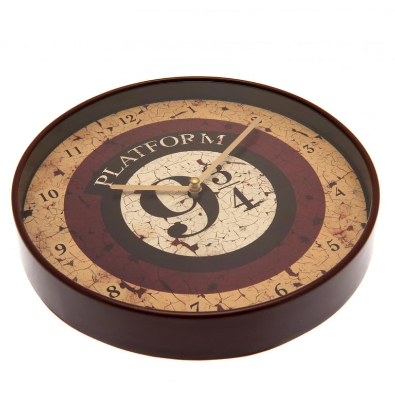 Harry Potter Platform 9 & 3 Quarters Modern Wall Clock - Durable and Accurate Timekeeping