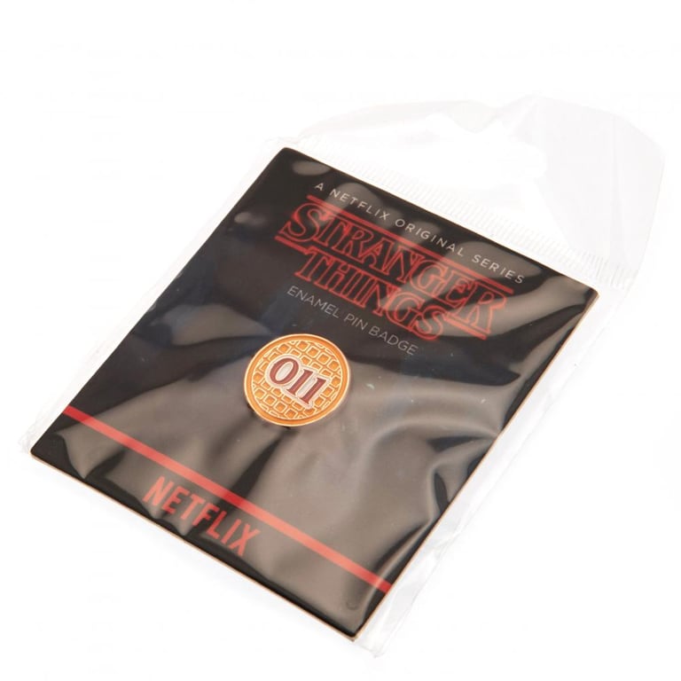 Stranger Things Eggo Enamel Pin Badge - 011 Collectible Pin with Butterfly Clasp