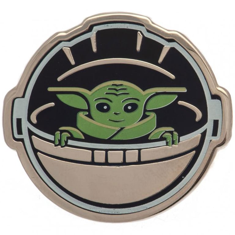 Star Wars The Mandalorian Grogu Enamel Pin Badge - Collectible Asset Pod Design