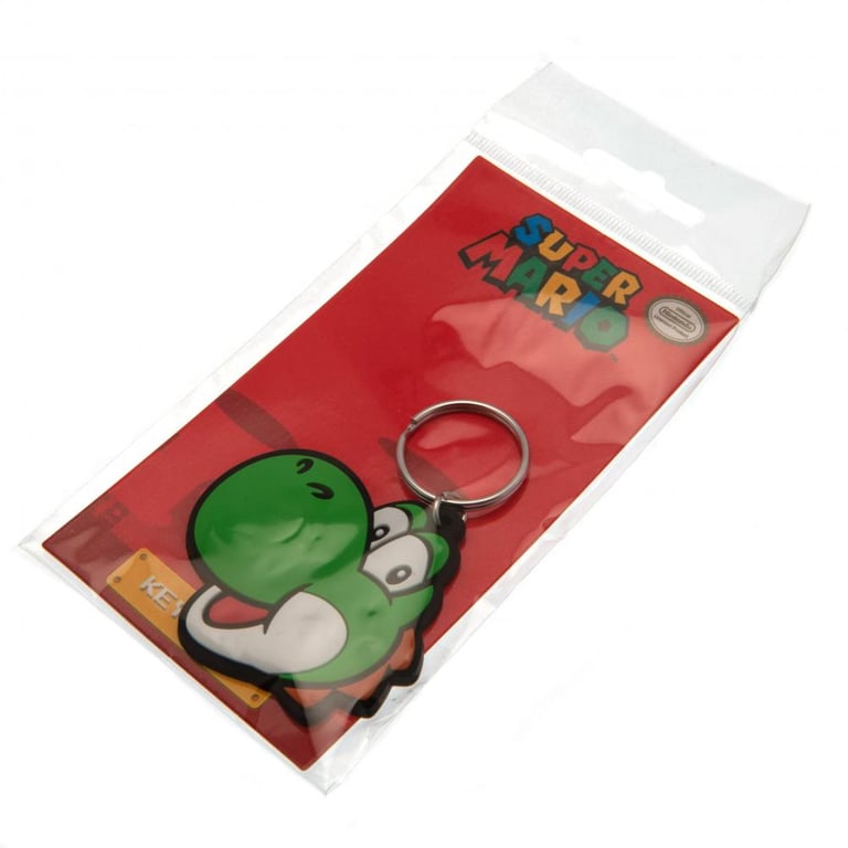 Super Mario Yoshi PVC Keychain - Bright, Colourful and Highly Detailed Collectible Keyring
