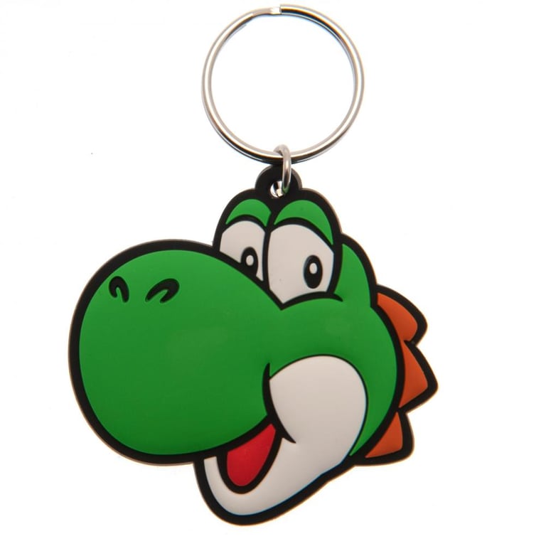 Super Mario Yoshi PVC Keychain - Bright, Colourful and Highly Detailed Collectible Keyring