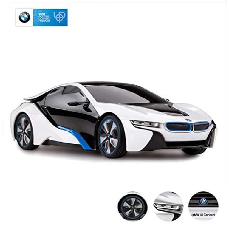 BMW i8 1:24 Scale Radio Controlled Car with Spring Suspension and Multi Direction Driving