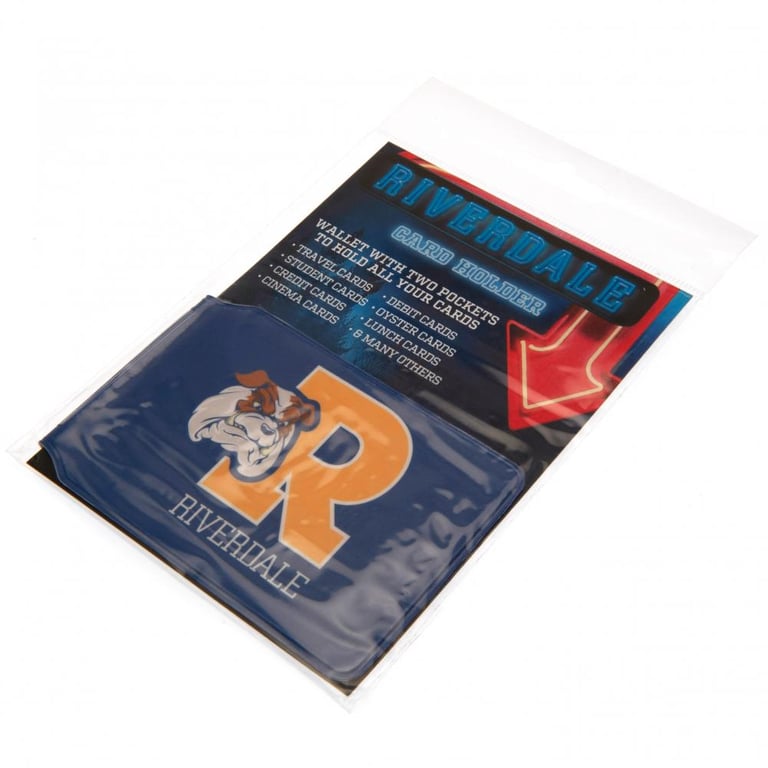 Riverdale 2-Pocket PVC Folding Card Holder - Compact Travel Multi-Purpose Case