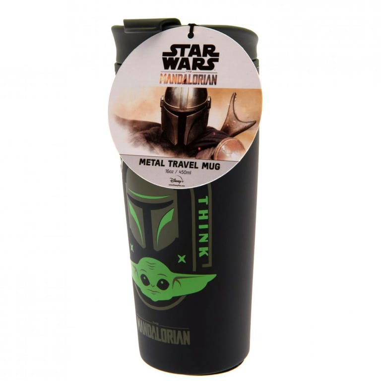 Star Wars Mandalorian Metal Double-Walled Thermal Travel Mug