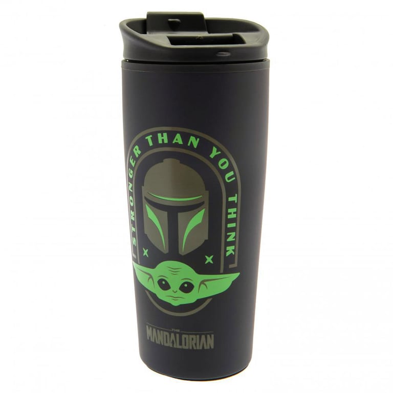 Star Wars Mandalorian Metal Double-Walled Thermal Travel Mug